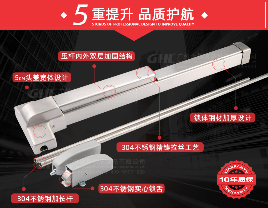 5重提升，品質護航！
