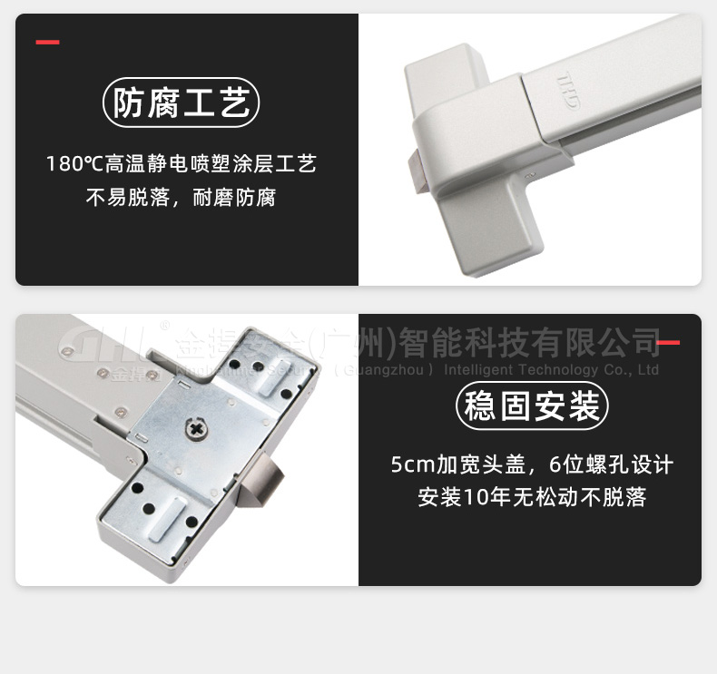 更多細節：噴塑防腐工藝，大頭蓋6螺孔安裝更穩