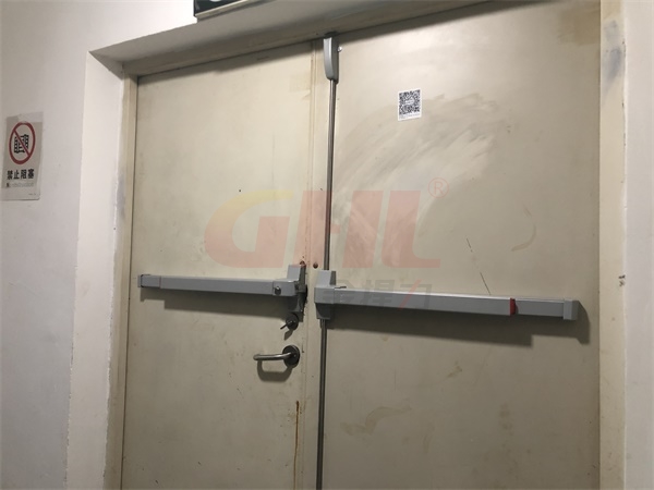 萬達廣場通過二維碼管理防火門和推桿鎖