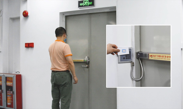 刷卡授權進出不報警